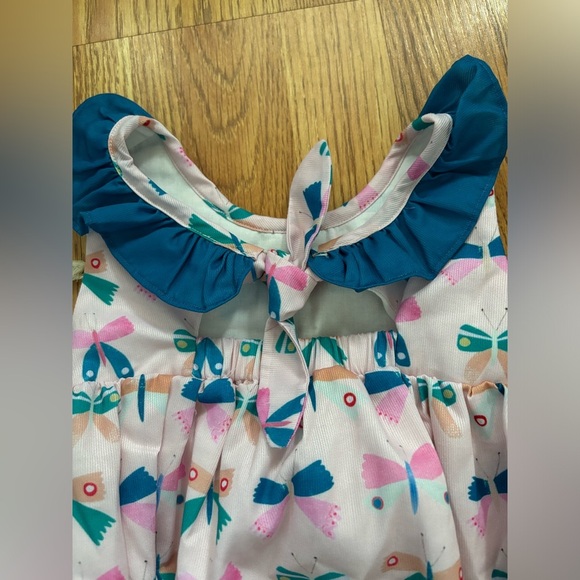 Smockingbird butterfly romper 12M Nwt - Picture 5 of 6